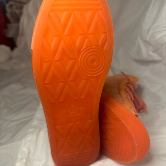 Louis -Vuitton Lv Monogram Tattoo Canvas Sneaker Boot - Picture 4 of 5